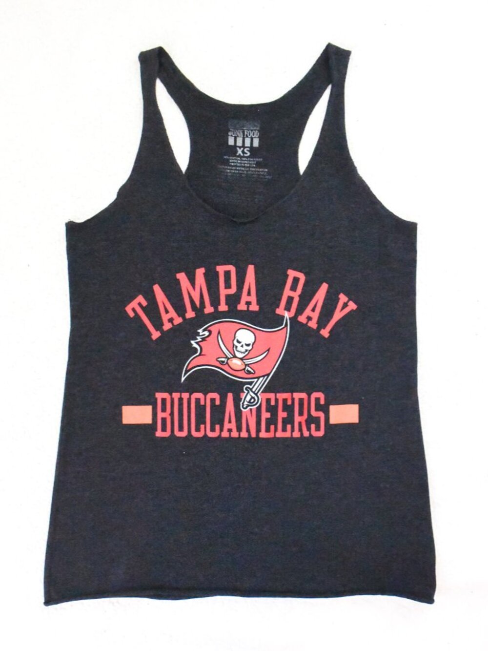 *Junk Food Clothing* Tampa Bay Buccaneers Gray Women's Tank Top - XS - NEW!